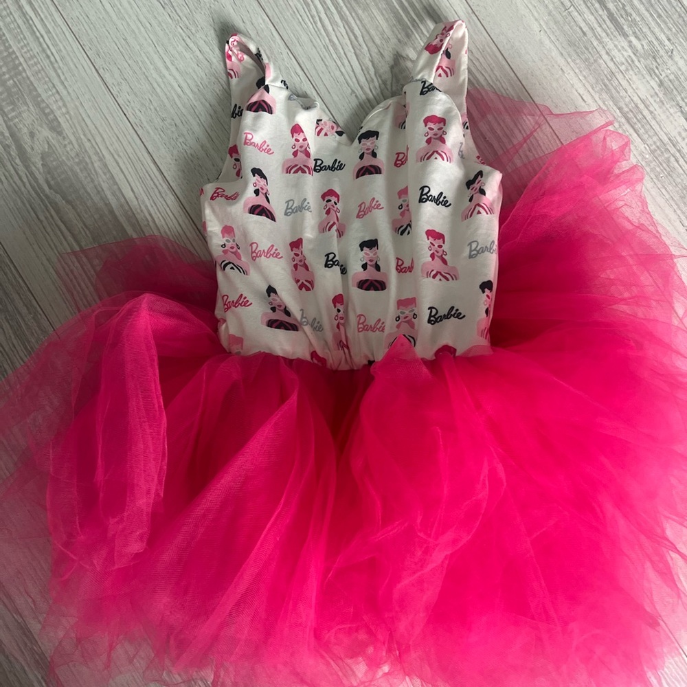 Barbie Pink and White Dance Costume with Tutu